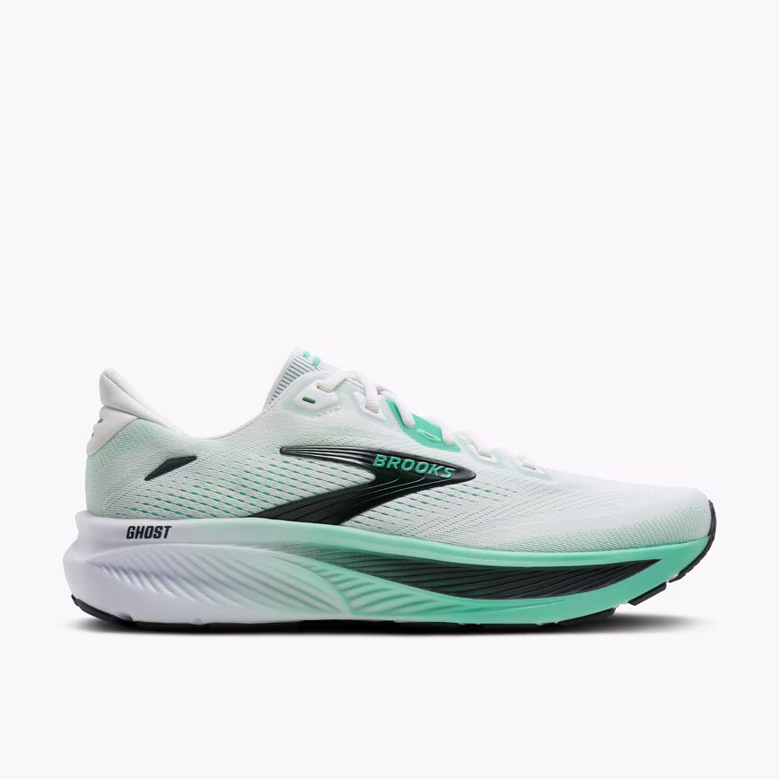 Brooks Ghost 18 Men's — White Green