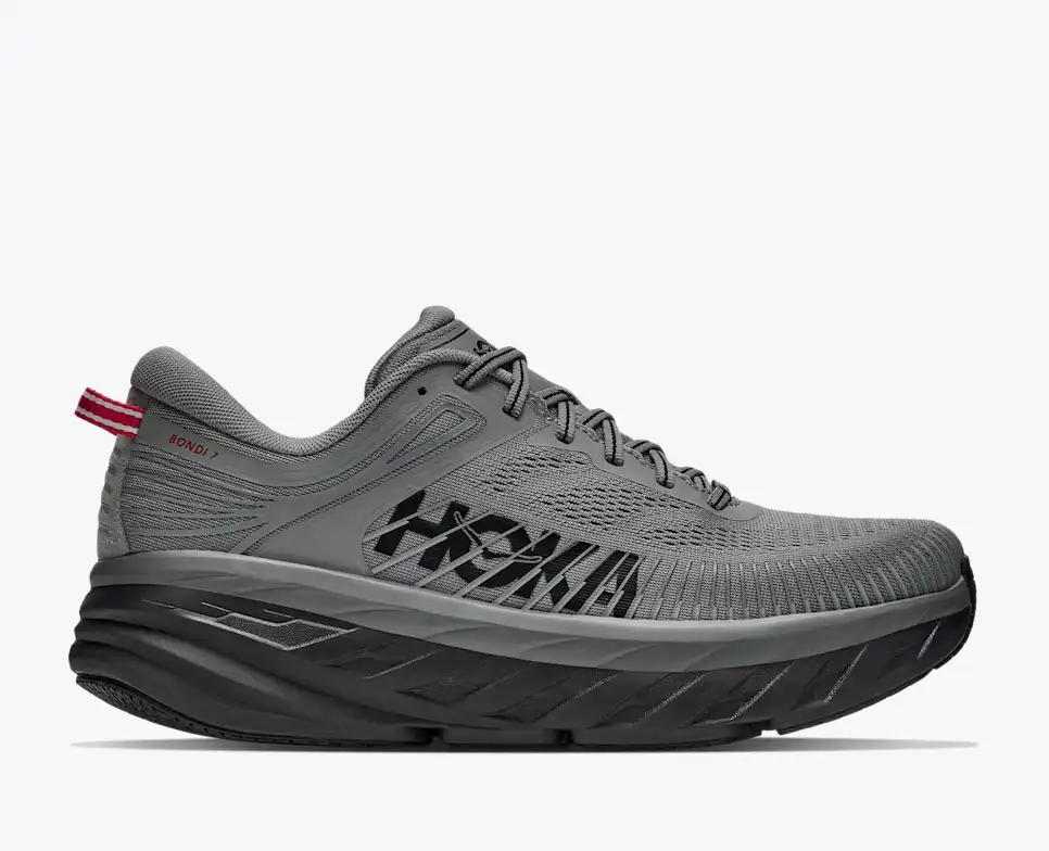 Hoka Bondi 7 Men's — Grey