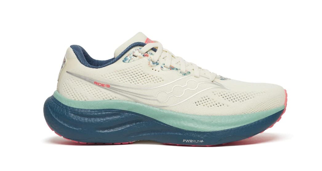 Saucony Ride 19 Women's — White Blue