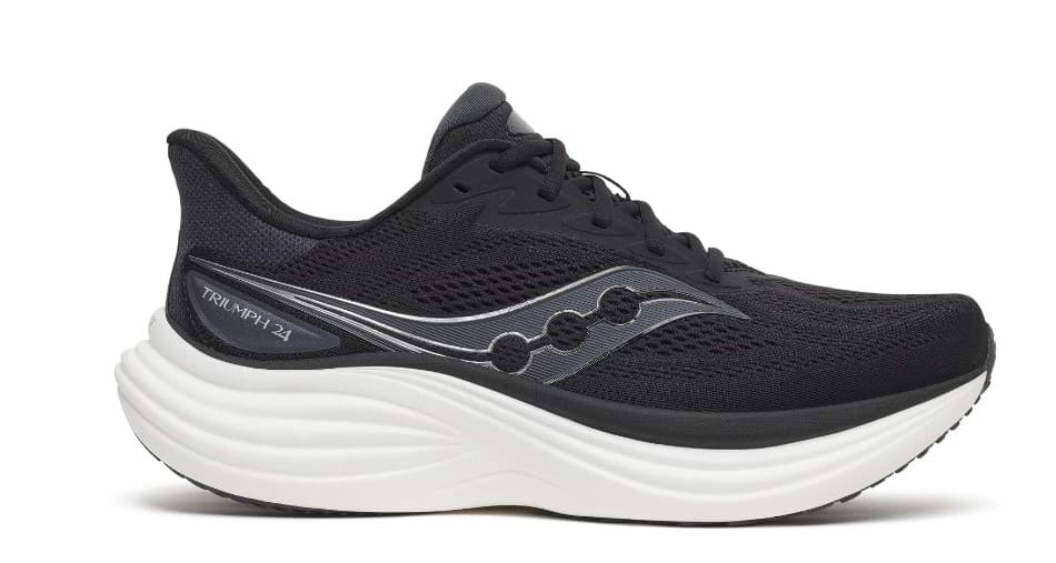 Saucony Triumph 24 Men's — Black White