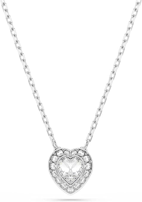 Swarovski Necklace, Clear Crystal & Pearls